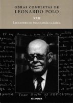 Lecciones de psicología clásica, de Leonardo Polo | portada del libro