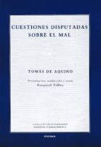 Cuestiones disputadas sobre el mal, de Santo Tomás de Aquino | portada del libro