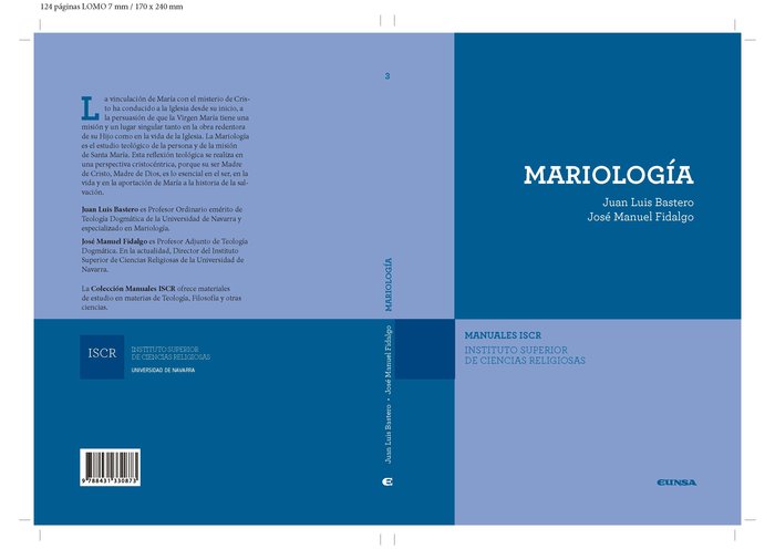 Mariología, de Bastero de Elizalde, Juan Luis | portada del libro