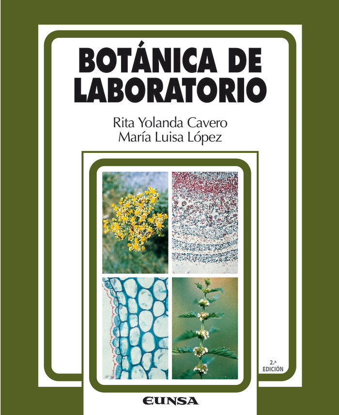 Botánica de laboratorio, de Cavero Remón, Rita Yolanda | portada del libro