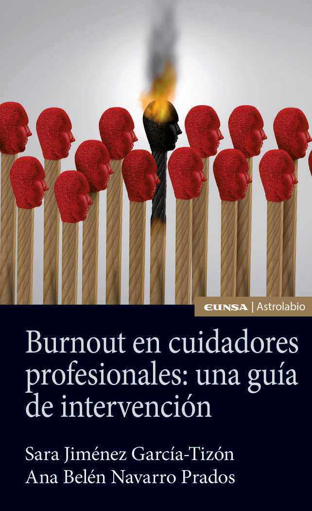 Burnout en cuidadores profesionales: una guía de intervención, de Navarro Prados, Ana Belén | portada del libro