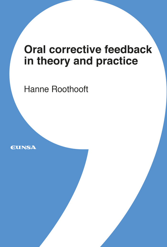 Oral corrective feedback in theory and practice, de Roothooft, Hanne | portada del libro
