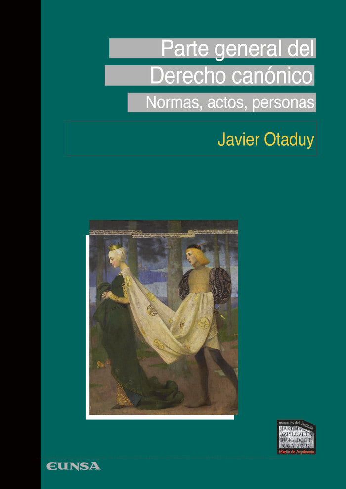PARTE GENERAL DEL DERECHO CANONICO, de JAVIER OTADUY | portada del libro