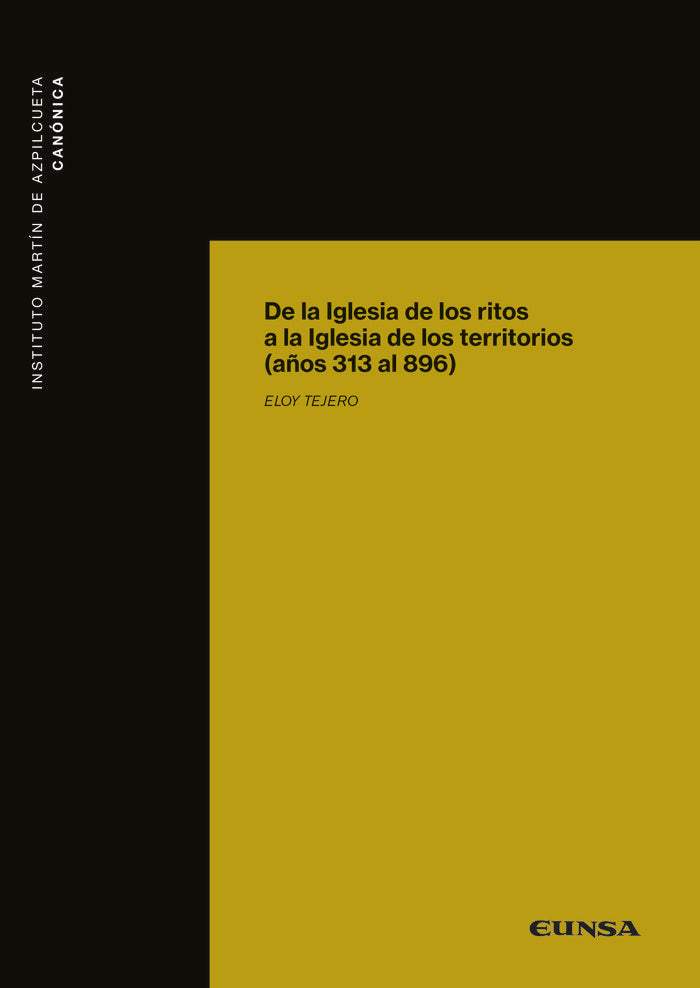 De la Iglesia de los ritos a la Iglesia de los territorios, de TEJERO,ELOY | portada del libro