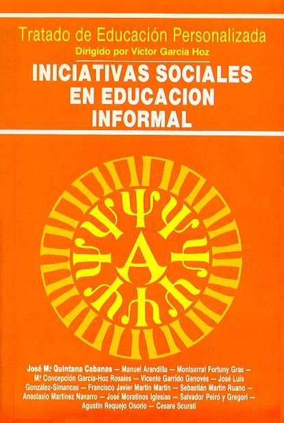 Iniciativas sociales en educación informal, de Varios autores | portada del libro