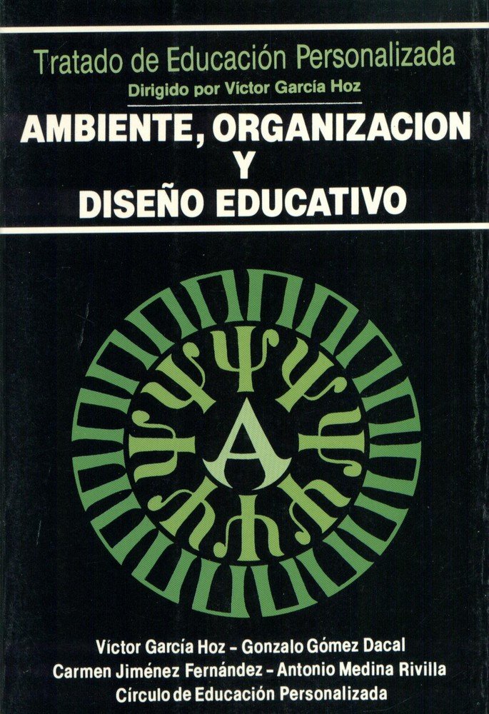 Ambiente, organización y diseño educativo, de Varios autores | portada del libro