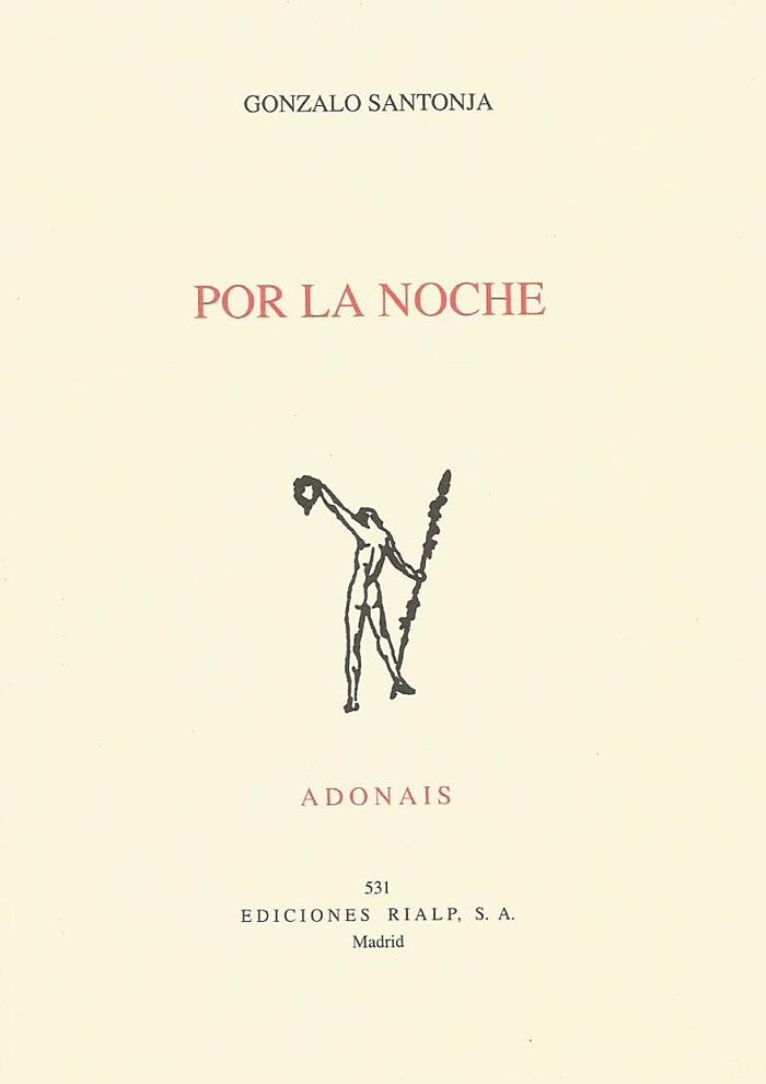 Por la noche, de Santonja, Gonzalo | portada del libro