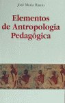 Elementos de antropolog¡a pedagógica, de BARRIO MAESTRE | portada del libro