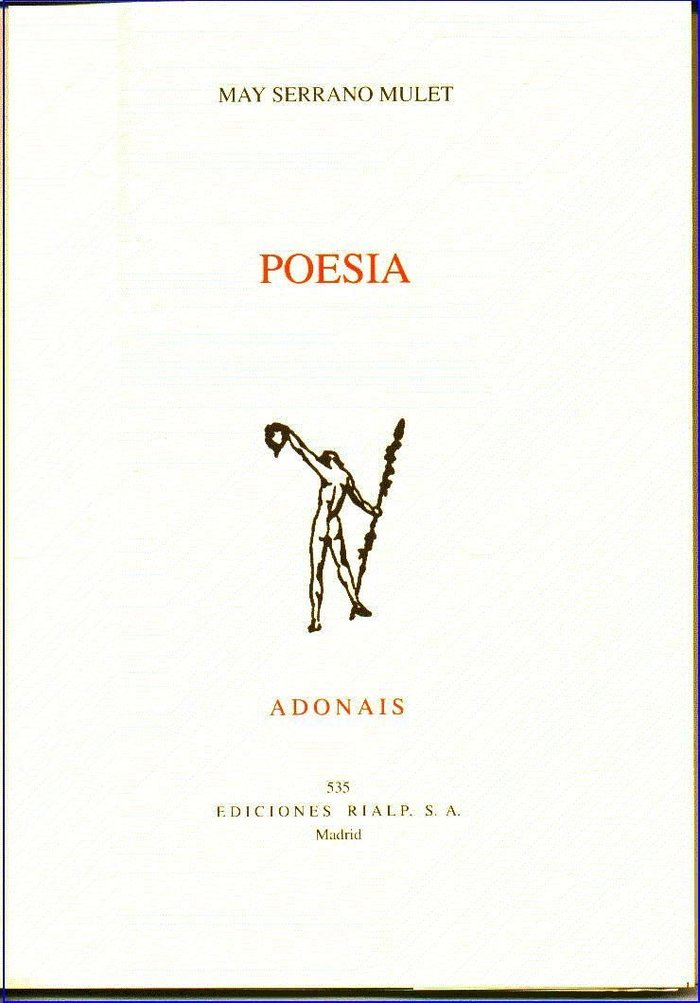 Poesía, de Yudith Serrano | portada del libro