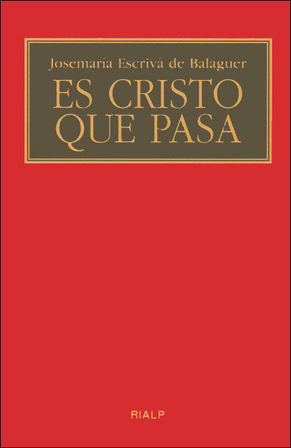 Es Cristo que pasa. (Bolsillo, rústica), de Escrivá de Balaguer, Josemaría | portada del libro