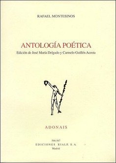 Antología poética de Rafael Montesinos, de Montesinos | portada del libro