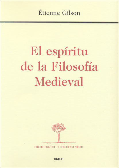 El espíritu de la Filosofía Medieval, de Gilson | portada del libro