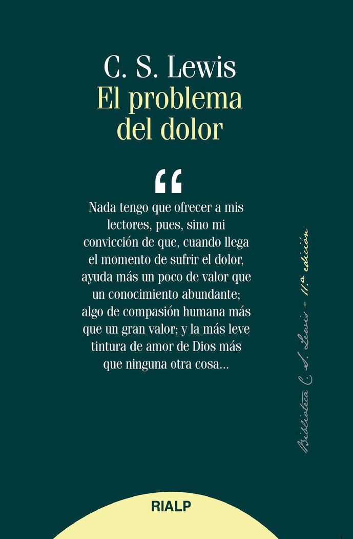 El problema del dolor, de Lewis, Clive Staples | portada del libro