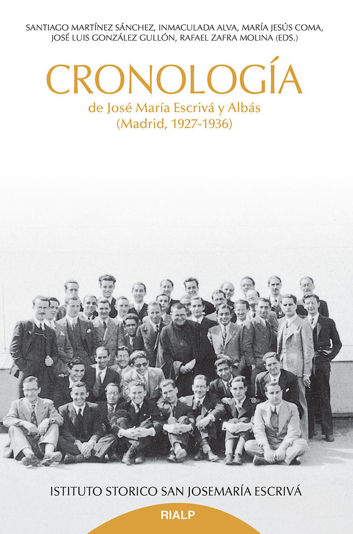 Cronología de Jose María Escrivá y Albás, de Martínez Sánchez, Santiago | portada del libro