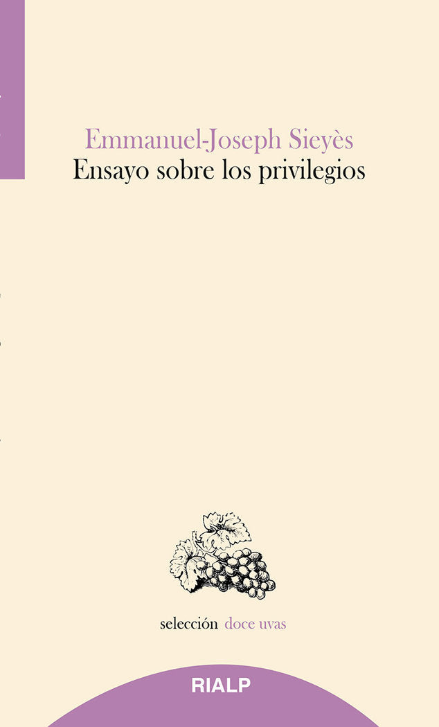 Ensayo sobre los privilegios, de Sieyès, Emmanuel-Joseph | portada del libro