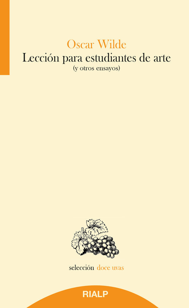LECCION PARA ESTUDIANTES DE ARTE, de WILDE, OSCAR | portada del libro