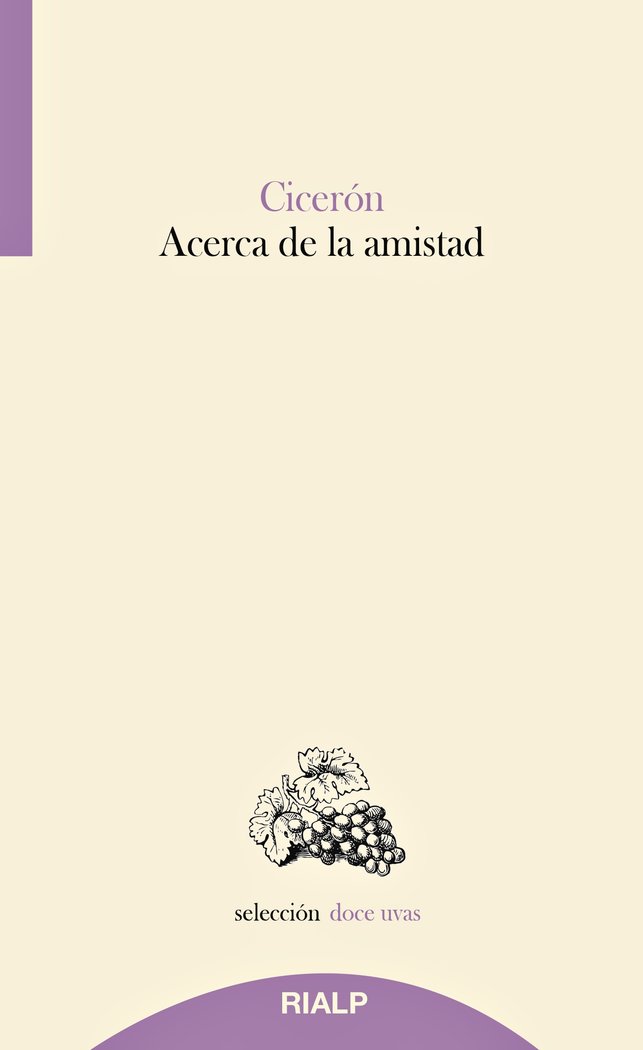 ACERCA DE LA AMISTAD, de CICERON,MARCO TULIO | portada del libro