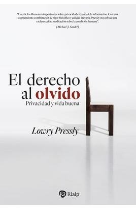 EL DERECHO AL OLVIDO, de PRESSLY, LOWRY | portada del libro