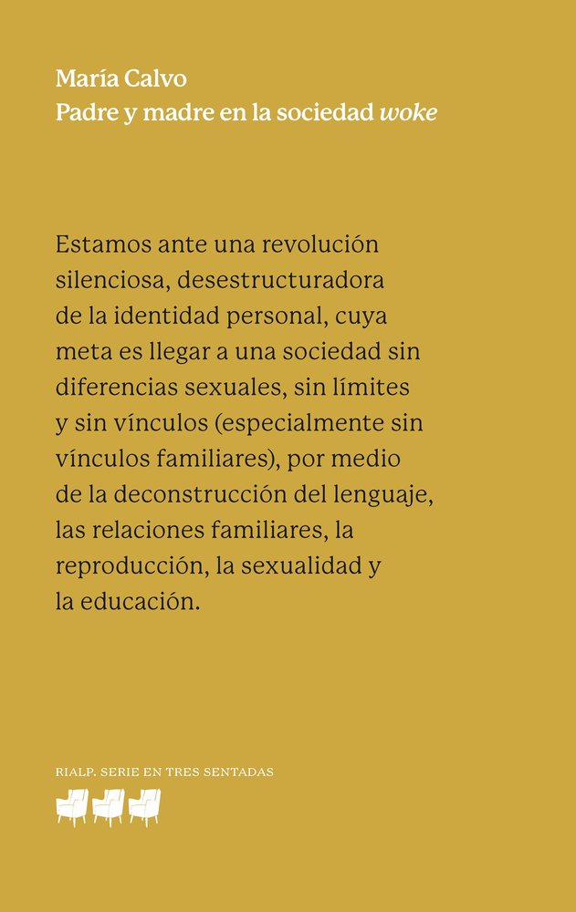 PADRE Y MADRE EN LA SOCIEDAD WOKE, de CALVO CHARRO, MARIA | portada del libro