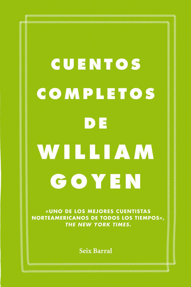 Cuentos completos, de Goyen | portada del libro