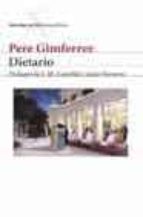 DIETARIO, de Pere Gimferrer | portada del libro