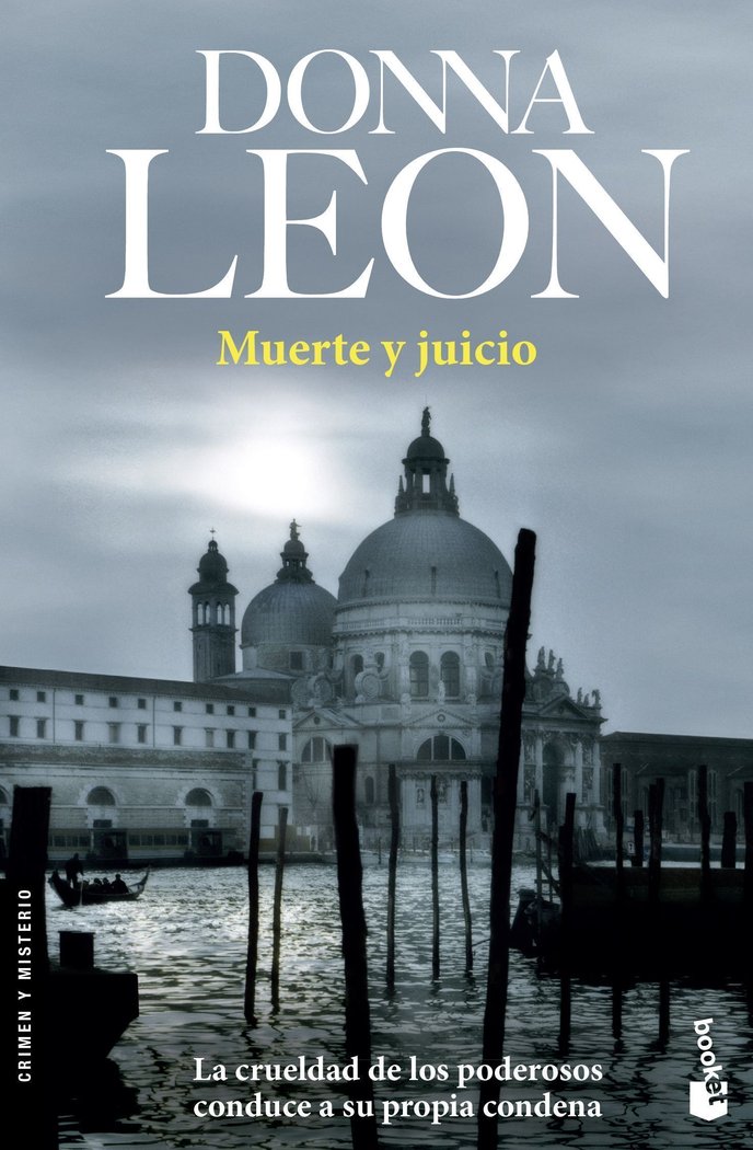 Muerte y juicio, de Leon, Donna | portada del libro
