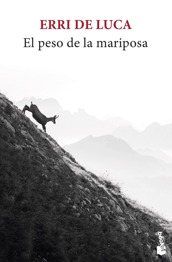 EL PESO DE LA MARIPOSA, de ERRI DE LUCA | portada del libro