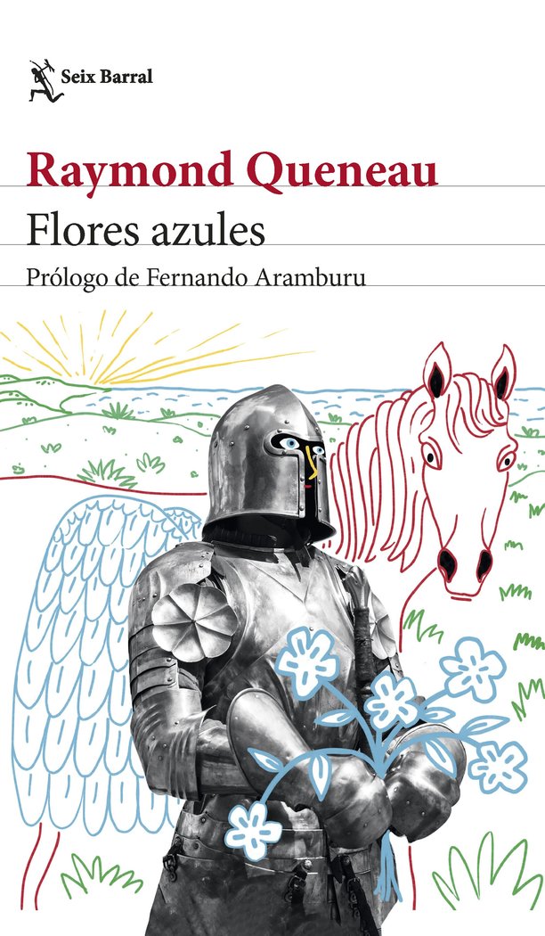 FLORES AZULES, de RAYMOND QUENEAU | portada del libro
