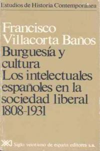 Burguesía y cultura, de Villacorta Baños | portada del libro