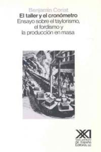 El taller y el cronómetro, de Coriat, Benjamín | portada del libro