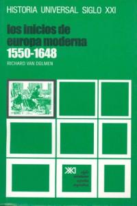 Los inicios de la Europa moderna (1550-1648), de Dülmen, Richard van | portada del libro