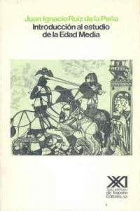 Introducción al estudio de la Edad Media, de Ruiz de la Peña | portada del libro