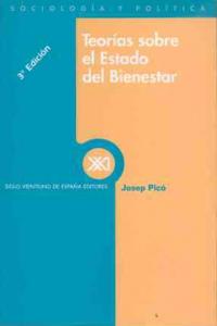 Teorías sobre el estado del bienestar, de Picó, Josep | portada del libro