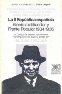 La II República española, de Montero Gibert | portada del libro