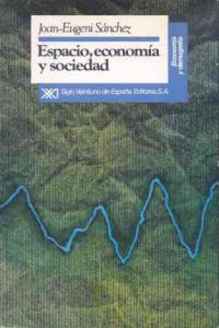 Espacio, economía y sociedad, de Sánchez | portada del libro