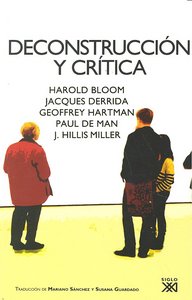 Deconstrucción y crítica, de Bloom, Harold | portada del libro