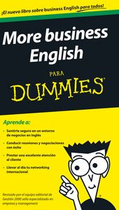 More business English para Dummies, de AA. VV. | portada del libro