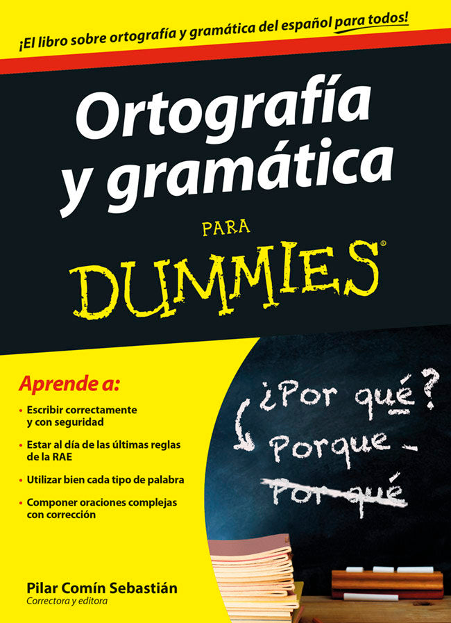 Ortograf¡a y gramática para Dummies, de PILAR COMIN SEBASTIAN | portada del libro