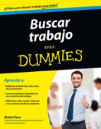 Buscar trabajo para Dummies - BOLSILLO, de Maite Piera | portada del libro