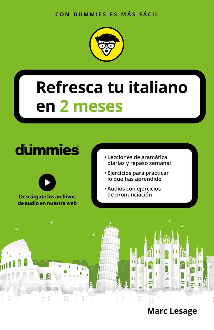 Refresca tu italiano en 2 meses para dummies, de Lesage, Marc | portada del libro