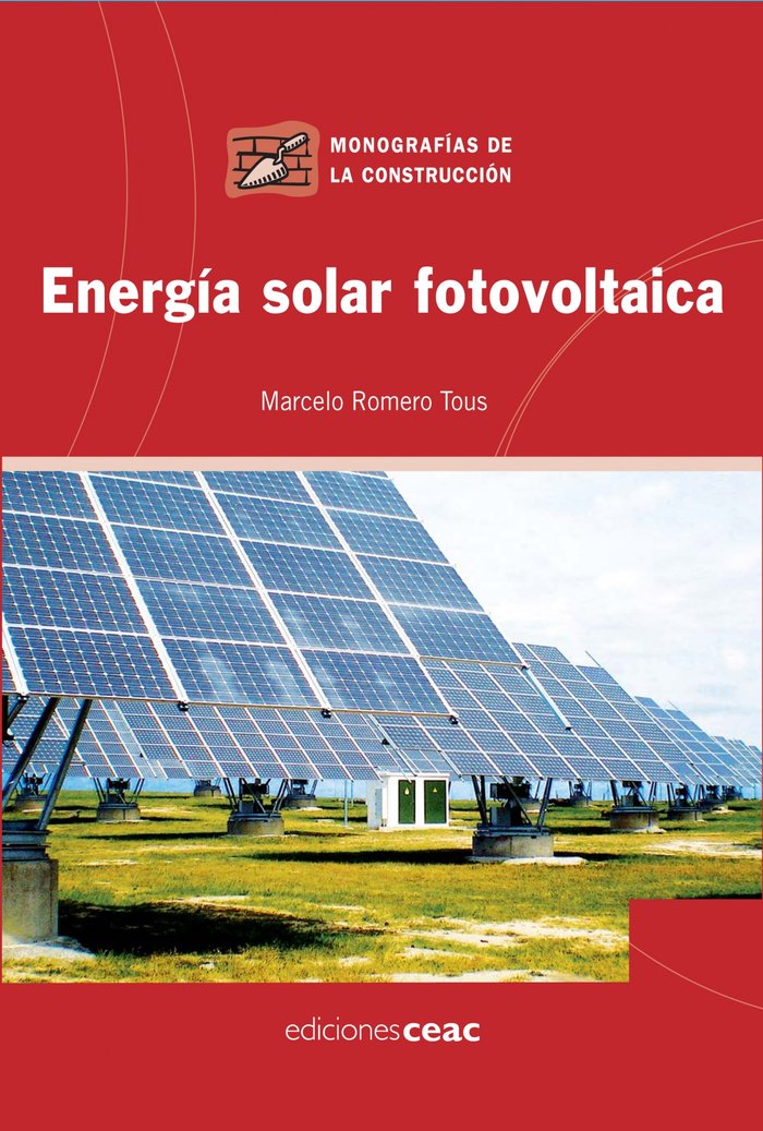 Energía solar fotovoltaica, de Romero Tous | portada del libro