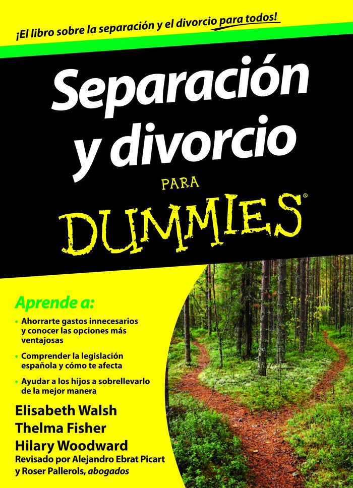 Separación y divorcio para Dummies, de AA. VV. | portada del libro
