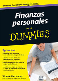 Finanzas Personales Para Dummies, de VICENTE HERNANDEZ RECHE | portada del libro