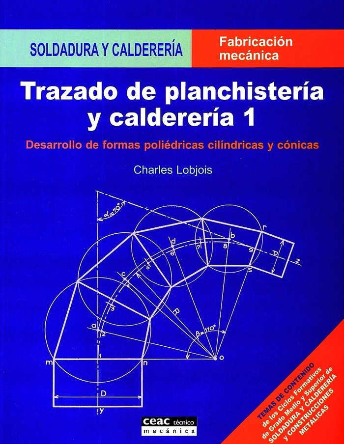 Trazado de planchistería y calderería, 1, de Lobjois | portada del libro