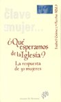 ¿Qué esperamos de la iglesia? La respuesta de 30 mujeres, de GOMEZ-ACEBO | portada del libro
