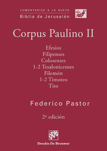 Corpus Paulino II, de Pastor Ramos, Federico | portada del libro