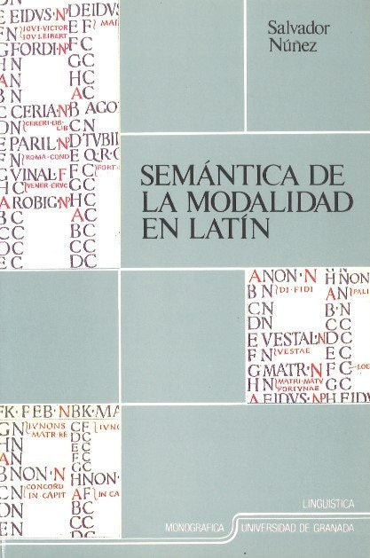 Semántica de la modalidad en latín, de Núñez | portada del libro