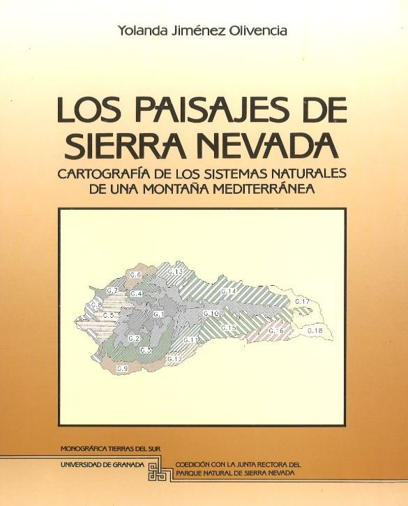 Los paisajes de Sierra Nevada, de Jiménez Olivencia, Y | portada del libro