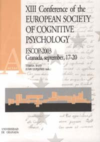XIII Conference of the European Society of Cognitive Psychology, de Bajo, T | portada del libro