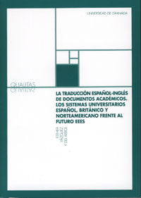 La traducción Español-Inglés de documentos académicos, de Vázquez y Del Árbol | portada del libro